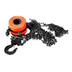 Таль цепная MATRIX , 1 т, h подъема 2,5 м, расстояние между крюками 300 мм// 519335