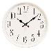 Часы настенные аналоговые Бюрократ WallC-R75P D29см белый, фото 1