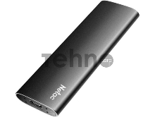 Внешний SSD накопитель Netac 1.0Tb Z SLIM <NT01ZSLIM-001T-32BK> (USB3.2, up to 520/480MBs, 100х29.5х9mm, Black)