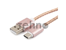 Кабель USB 2.0 Cablexpert CC-G-USBC02Cu-1.8M, AM/Type-C, серия Gold, длина 1.8м, золото, блистер