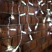 Новогодние светоукрашения Гирлянда Айсикл (бахрома) светодиодный, 4,8 х 0,6 м, белый провод, 220В, диоды белые 255-137-6, фото 1