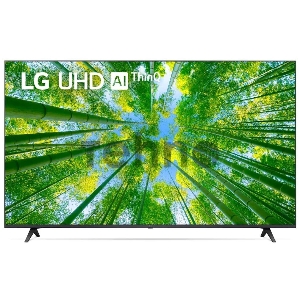Телевизор ЖК 50 LG 50UQ81009LC Ultra HD, Smart TV,Wi-Fi, DVB-T2/C/S2, 2.0ch (20W), 2 HDMI, 1 USB, 1 pole stand, black