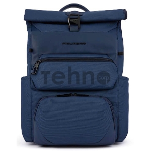 Рюкзак Piquadro Gio CA6011S124/BLU синий полиэстер/кожа Рюкзак Piquadro Gio CA6011S124/BLU синий полиэстер/кожа