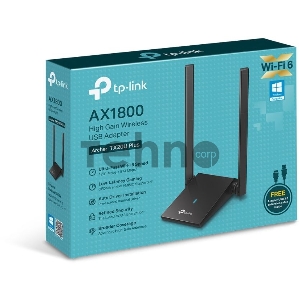 Двухдиапазонный Wi-Fi 6 USB-адаптер TP-Link Archer TX20U Plus AX1800 высокого усиления