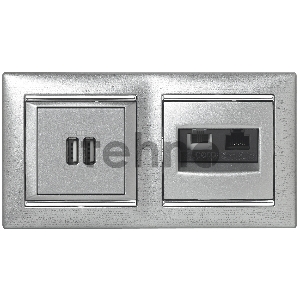 Valena Алюминий Розетка 2-ая USB | 770270 | Legrand