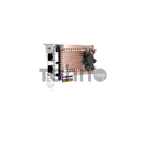 Плата расширения QNAP QM2-2P2G2T Expansion card 2 slots M.2 2280 NVMe. PCIe Gen3 x4 interface, 2x 2.5 GbE BASE-T.