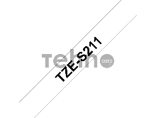 Наклейка ламинированная повышенной адгезии TZ-ES211 (6 мм черн/бел)