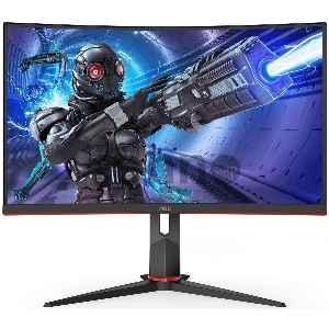 Монитор 27 AOC C27G2ZU Black-Red (VA, изогнутый, 1920x1080, 240Hz, 0.5 ms, 178°/178°, 300 cd/m, 80M:1, +2xHDMI 2.0, +Di