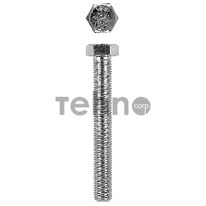 Болт с шестигранной головкой, DIN 933, M10x30мм, 100шт, кл. пр. 8.8, оцинкованный, KRAFTOOL