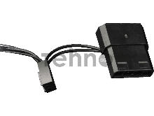 Кулер для корпуса ПК Gamemax GMX-WFBK-Full White, 12CM white fan, white blade, 3pin+4Pin connector