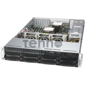 Серверная платформа Supermicro SYS-620P-TR 2U noCPU(2)3rd GenScalable/TDP 270W/no DIMM(18)/ SATARAID HDD(8)LFF/2x1GbE/1200W