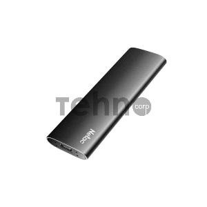 Внешний SSD накопитель Netac 1.0Tb Z SLIM <NT01ZSLIM-001T-32BK> (USB3.2, up to 520/480MBs, 100х29.5х9mm, Black)