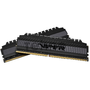 Оперативная память DDR 4 DIMM 16Gb (8GBx2) PC32000, 4000Mhz, PATRIOT BLACKOUT Kit (PVB416G400C9K) (retail)