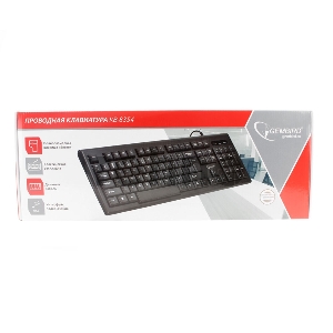 Клавиатура Gembird KB-8354U-BL, USB, черный, 104 клавиши Клавиатура Gembird KB-8354U-BL, USB, черный, 104 клавиши