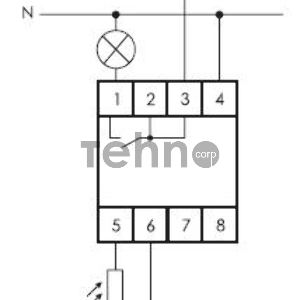 Фотореле AZ-B (выносной герметичный фотодатчик IP65 монтаж на DIN-рейке 2 модуля 230В 16А 1НО IP20)(аналог ФР-7Е) F&F EA01.001.009