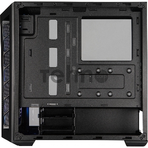 Корпус без БП Cooler Master MasterBox MB511, 2xUSB3.0, 3x120 ARGB fan, RGB controller, 1 to 3 RGB splitter cable, w/o PSU, Black, Black Trim, Mesh Front Panel, ATX
