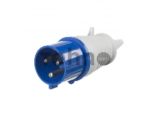 Вилка эл. каб. 32А 2P+E 220В тип. роз.023 IP44 DEKraft 26004DEK