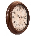 Часы настенные аналоговые Бюрократ WallC-R77P D35см коричневый, фото 2