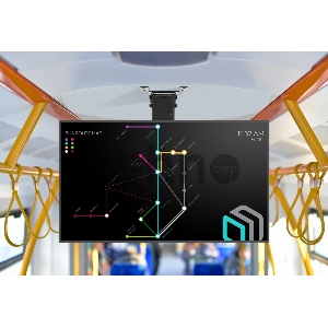 Потолочный кронштейн ONKRON CR1S для телевизора 10”- 40 складывающийся чёрный