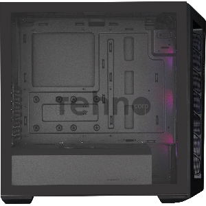Корпус без БП Cooler Master MasterBox MB511, 2xUSB3.0, 3x120 ARGB fan, RGB controller, 1 to 3 RGB splitter cable, w/o PSU, Black, Black Trim, Mesh Front Panel, ATX