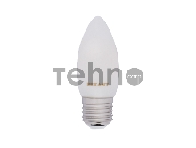 Лампа филаментная REXANT Свеча CN35 9.5 Вт 915 Лм 2700K E27 матовая колба