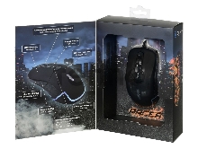 Мышь Oklick 965G черный оптическая (2400dpi) USB игровая (6but)