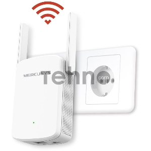 Усилитель сигнала Mercusys ME30 AC1200 Wi-Fi Range Extender, 300 Mbps at 2.4 GHz + 867 Mbps at 5 GHz, 1 x 10/100 LAN, 2× Fixed External Antennas, Wall Plugged, WPS/Reset Button, Signal Indicator, Range Extender/Access Point mode, Adaptive Path Selection