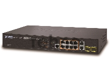 Управляемый коммутатор Planet IPv6 L2+/L4 Managed 24-Port 802.3at PoE+ Gigabit Ethernet Switch + 4-Port Shared SFP (440W)