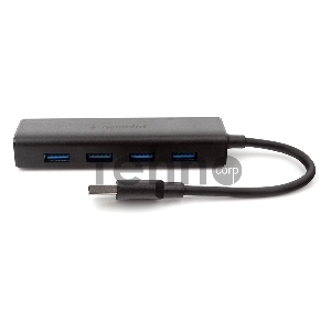 Концентратор USB 3.0 Gembird UHB-C354, 4 порта, с доп питанием