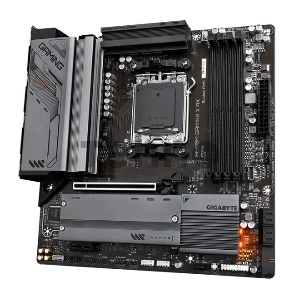 Материнская плата Gigabyte B650M GAMING X AX, Socket AM5, AMD B650, 4xDDR5-5200, HDMI+DP+DP, 1xPCI-Ex16, 1xPCI-Ex1, 4xSATA3(RAID 0/1/10), 2xM.2, 8 Ch Audio, 2.5GLan, WiFi, (4+4)xUSB2.0, (3+2)xUSB3.2, (1+1)xUSB3.2 Type-C™, 1xPS/2, mATX, RTL {} Материнская плата Gigabyte B650M GAMING X AX, Socket AM5, AMD B650, 4xDDR5-5200, HDMI+DP+DP, 1xPCI-Ex16, 1xPCI-Ex1, 4xSATA3(RAID 0/1/10), 2xM.2, 8 Ch Audio, 2.5GLan, WiFi, (4+4)xUSB2.0, (3+2)xUSB3.2, (1+1)xUSB3.2 Type-C™, 1xPS/2, mATX, RTL {}