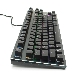 Клавиатура механ Gembird KB-G540L, USB, черн, переключатели Outemu Blue, 87 клавиши, подсветка Rainbow 9 режимов, FN, кабель тканевый 1.8м, фото 1