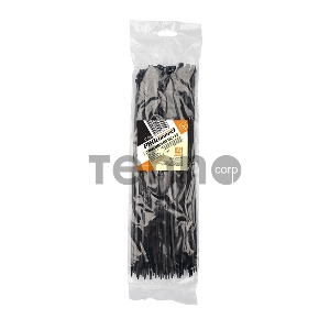 Хомут-стяжка кабельная нейлоновая PROconnect 350 x4,8 мм, черная, упаковка 100 шт.