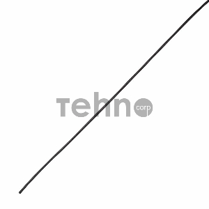 Термоусаживаемая трубка клеевая REXANT 6,0/1,5 мм, (4:1), черная, упаковка 10 шт. по 1 м