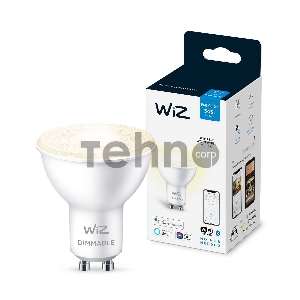 Лампа светодиодная WiZ Wi-Fi BLE 50W GU10 927 DIM 1PF/6
