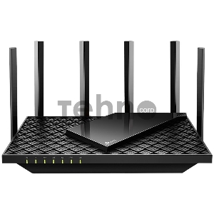 Роутер TP-Link AX5400 Dual Band Wireless Gigabit Router, 1.5 GHz Tri-Core CPU, 1 GE WAN + 4 GE LAN ports, 1× USB 3.0 Port, support 1024-QAM, OFDMA, MU-MIMO, Airtime Fairness, Beamforming, 160MHz Channel Width, come with HomeShieldTM, support Russia PPTP/L