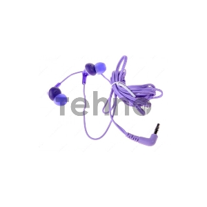 Наушники вкладыши Panasonic RP-HJE125E-V 1.1м фиолетовый проводные (в ушной раковине)