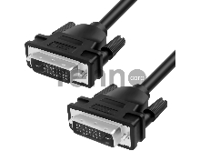 Greenconnect Кабель DVI-D 1.0m, черный, OD 8.5mm, 28/28 AWG, DVI/DVI, 25M/25M, GCR-DM2DMC-1.0m, двойной экран Greenconnect Кабель DVI-D 1.0m, черный, OD 8.5mm, 28/28 AWG, DVI/DVI, 25M/25M, GCR-DM2DMC-1.0m, двойной экран