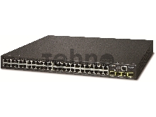 Управляемый коммутатор Planet IPv4/IPv6, 48-Port 10/100/1000Base-T  + 4-Port 100/1000MBPS SFP L2/L4 /SNMP Manageable Gigabit Ethernet Switch