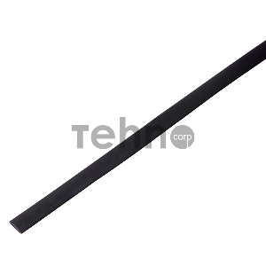 Термоусадочная трубка 30/15 мм, черная, упаковка 10 шт. по 1 м PROconnect