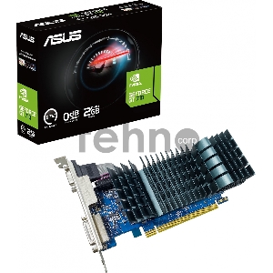 Видеокарта Asus PCI-E GT710-SL-2GD3-BRK-EVO NVIDIA GeForce GT 710 2048Mb 64 DDR3 954/5012 DVIx1 HDMIx1 CRTx1 HDCP Ret low profile