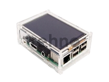 Корпус ACD RA147 Acrylic Case w/ 3.5 inch LCD hole for Raspberry Pi 3