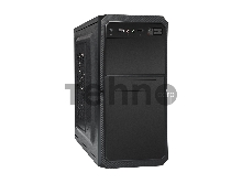 Корпус Exegate EX284027RUS Minitower BA-202 Black, mATX, <без БП>, 2*USB, Audio