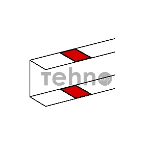 Накладка на стык профиля на защелках LEGRAND 010691