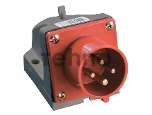 Вилка эл. наруж. уст. 16А 3P+PЕ 380В IP44 ССИ-514 ИЭК PSR52-016-4