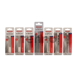 Набор сверл по металлу Слесарь Standart (P6M5) диаметр 2-2,5-3-3,5-4-5-6 мм (7 шт.) REXANT