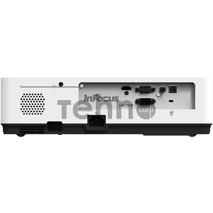 Проектор INFOCUS [IN1014] 3LCD, 3400 lm, XGA (1024x768), 2000:1, 1.481.78:1, 3.5mm in, Composite video, VGA IN, HDMI IN, USB b, лампа 20000ч.(ECO mode), RS232, 1x10W, 31дБ, 3,1 кг