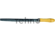 Напильник СИБРТЕХ 16332  300мм полукруглый деревянная ручка