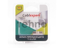 Переходник Cablexpert APL-TVMTVM-01, TV (папа) / TV (папа), блистер