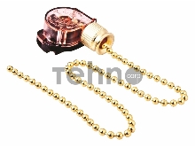 Выключатель для настенного светильника с цепочкой 270 мм «Gold» | 32-0102 | REXANT