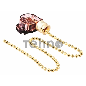 Выключатель для настенного светильника с цепочкой 270 мм «Gold» | 32-0102 | REXANT